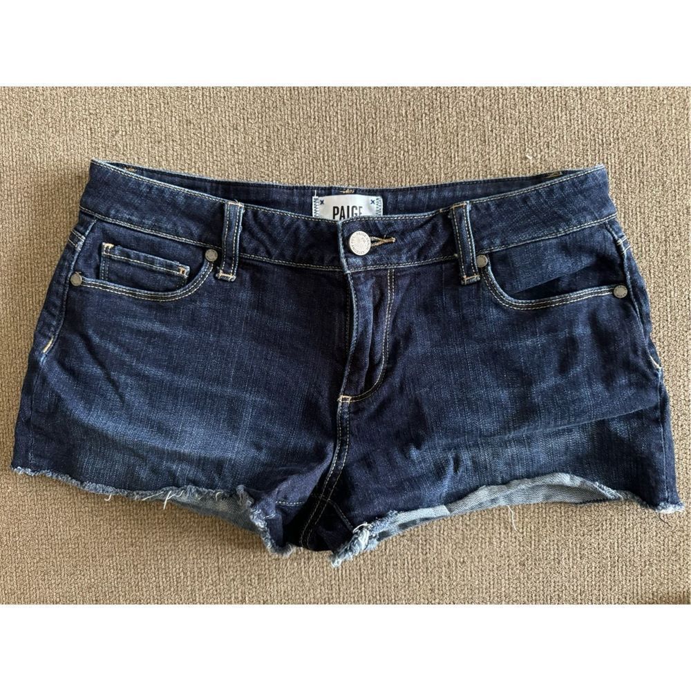 Paige Catalina denim jean cutoff shorts
